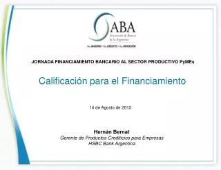 calificaci n para el financiamiento