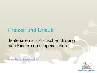 freizeit und urlaub