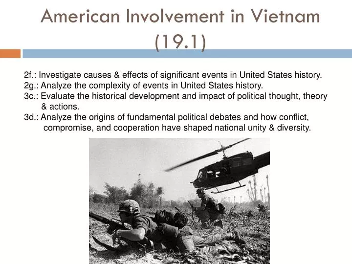 american involvement in vietnam 19 1