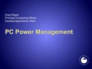 PC Power Management