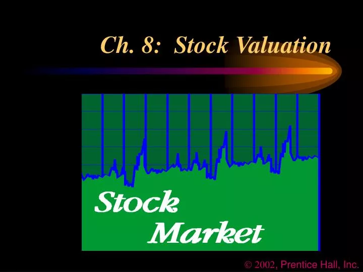 ch 8 stock valuation
