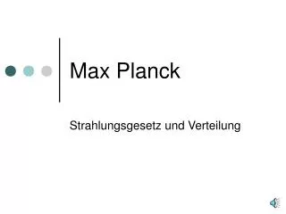 max planck
