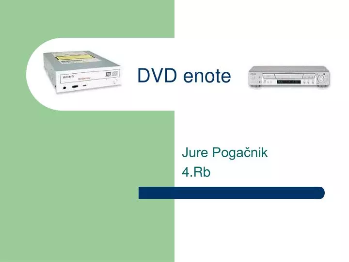 dvd enote