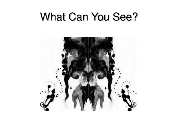 what can you see
