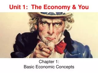 Unit 1: The Economy &amp; You