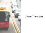 Urban Transport - slide 1