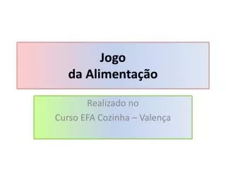jogo da alimenta o