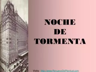 noche de tormenta