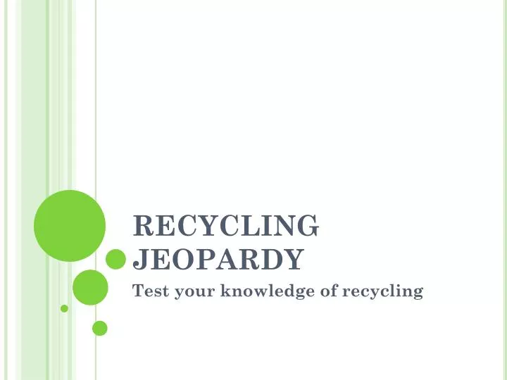 recycling jeopardy