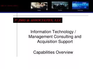 Information Technology / Management Consulting and Acquisition Support Capabilities Overview
