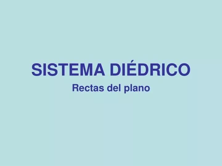 sistema di drico