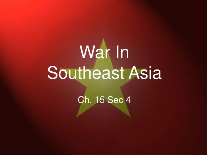 war in southeast asia