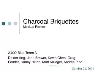Charcoal Briquettes Mockup Review