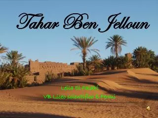 tahar ben jelloun