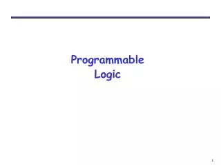 Programmable Logic