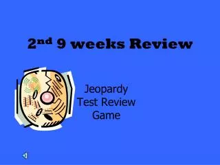 2 nd 9 weeks Review