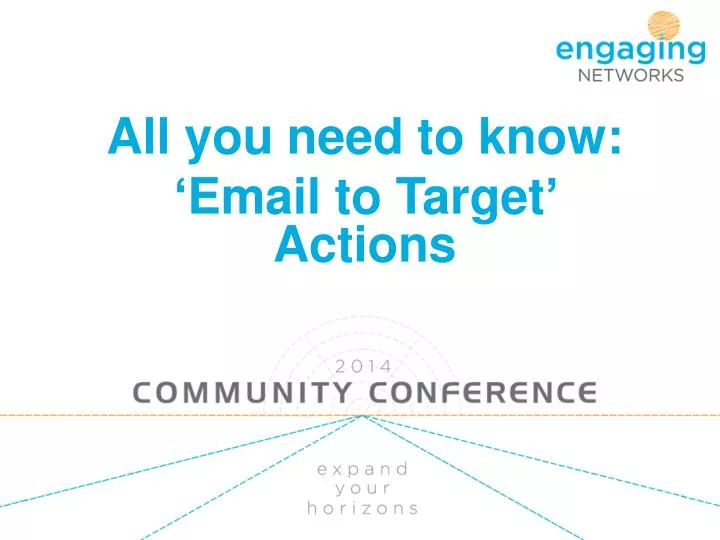 all you need to know email to target actions