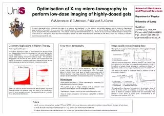 Optimisation of X-ray micro-tomography to perform low-dose imaging of highly-dosed gels