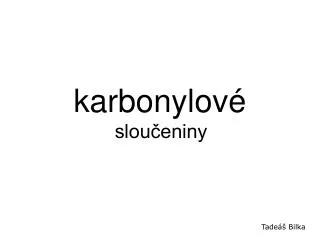 karbonylov