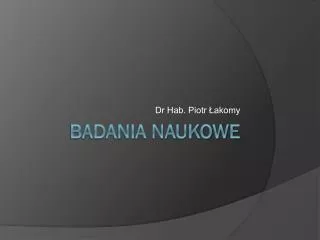 dr hab piotr akomy