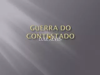 guerra do contestado