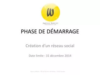phase de d marrage