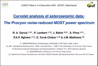Curvelet analysis of asteroseismic data: The Procyon noise-reduced MOST power spectrum