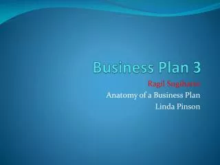 business plan 3