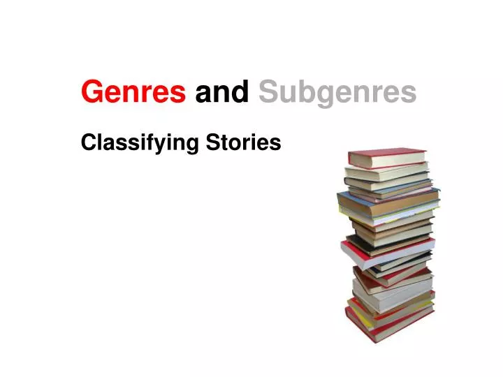 genres and subgenres