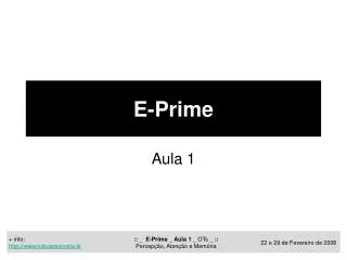 e prime