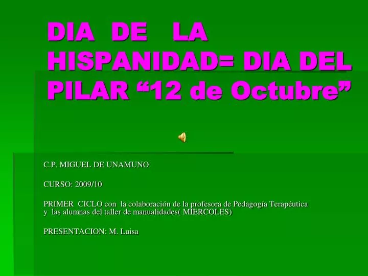 dia de la hispanidad dia del pilar 12 de octubre