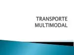 TRANSPORTE MULTIMODAL - slide 1