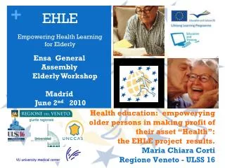 EHLE Empowering Health Learning for Elderly