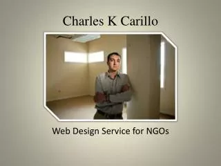 Charles K Carillo Web Design Service for NGOs