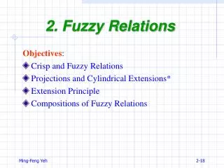 2. Fuzzy Relations