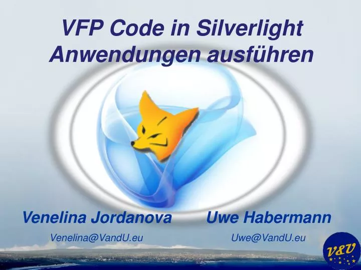 vfp code in silverlight anwendungen ausf hren