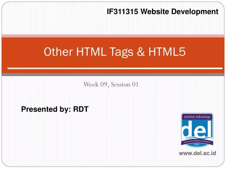 other html tags html5