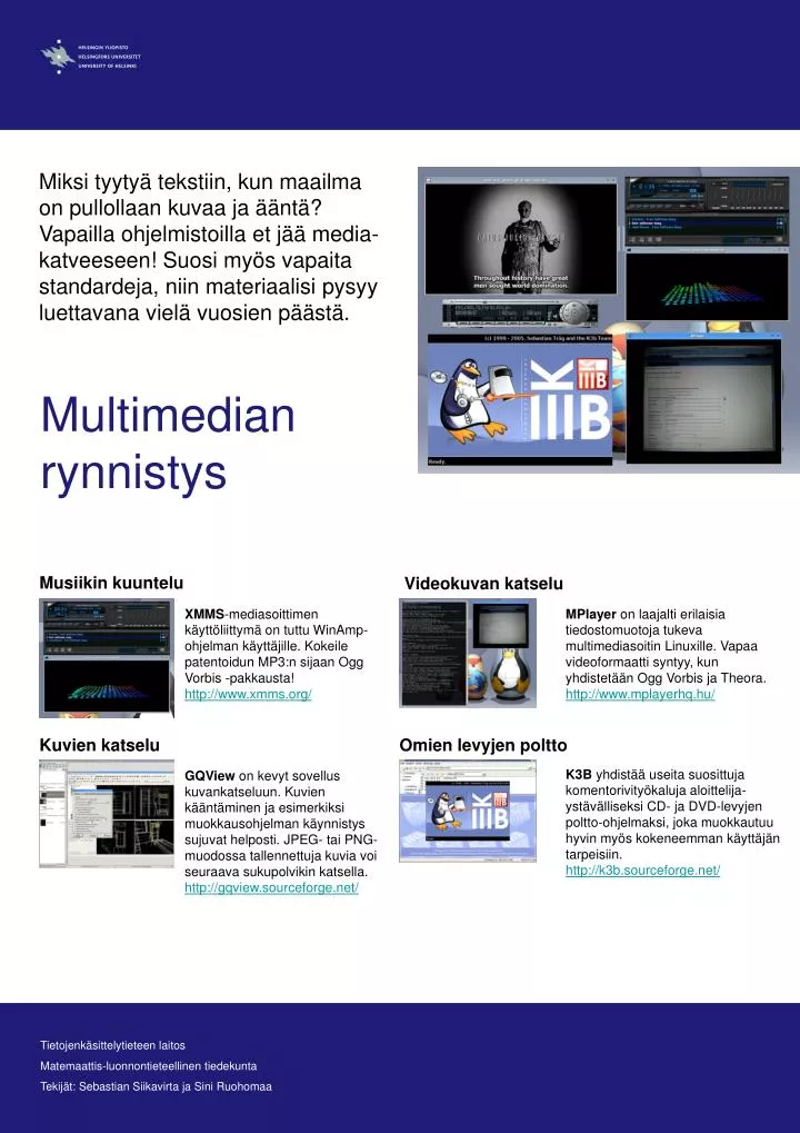 multimedian rynnistys