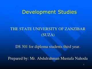 Development Studies