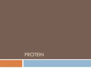 protein