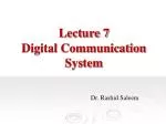 Lecture 7 Digital Communication System - slide 1