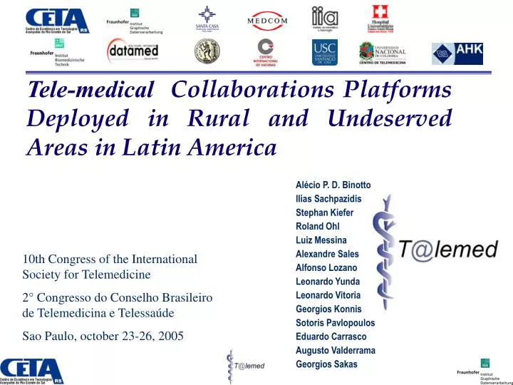 tele medical collaborations platforms deployed in rural and undeserved areas in latin america