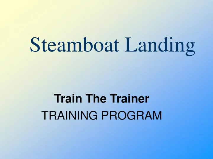 steamboat landing