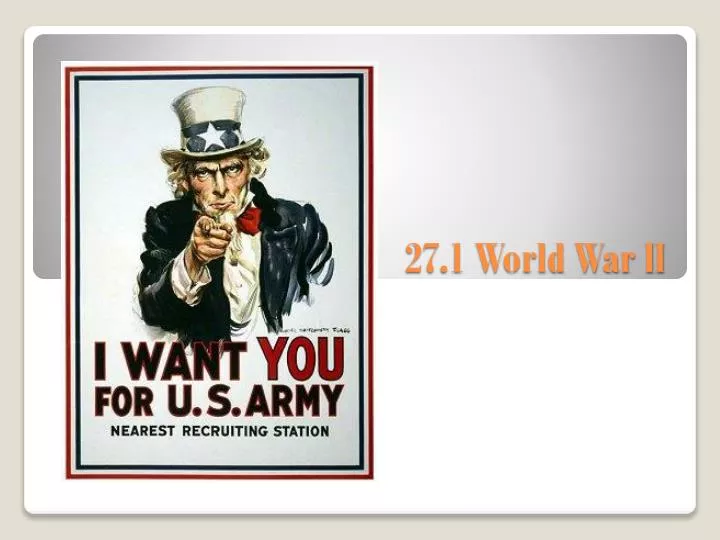 27 1 world war ii