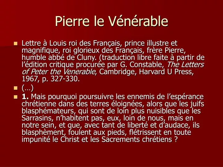 pierre le v n rable