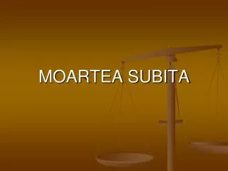 moartea subita