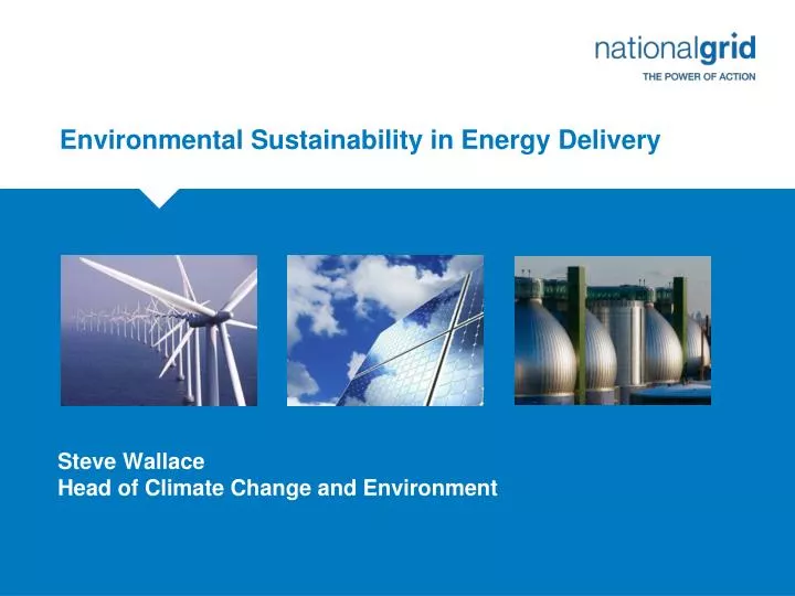 environmental sustainability in energy delivery