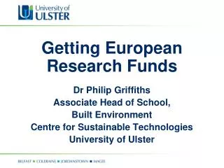 Getting European Research Funds