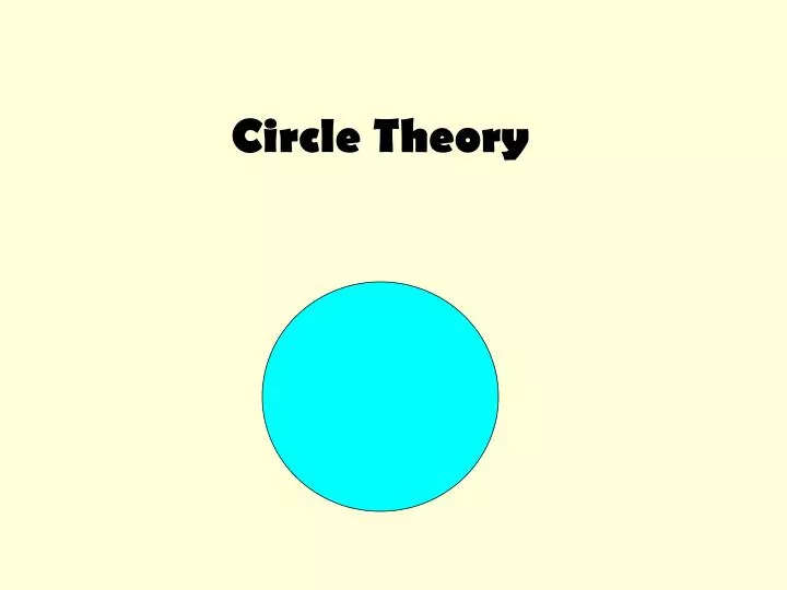 circle theory