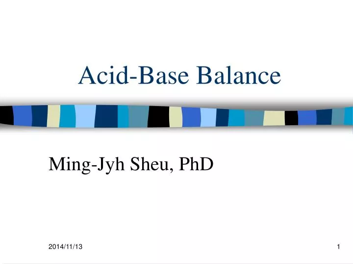 acid base balance